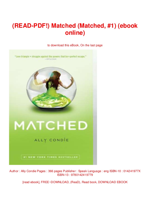 matched book free pdf
